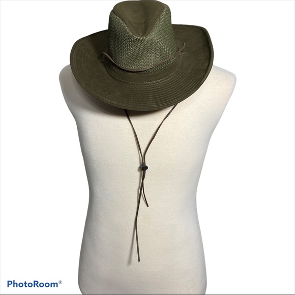 Men Panama Mesh Breezer Safari Hat - Picture 4 of 5